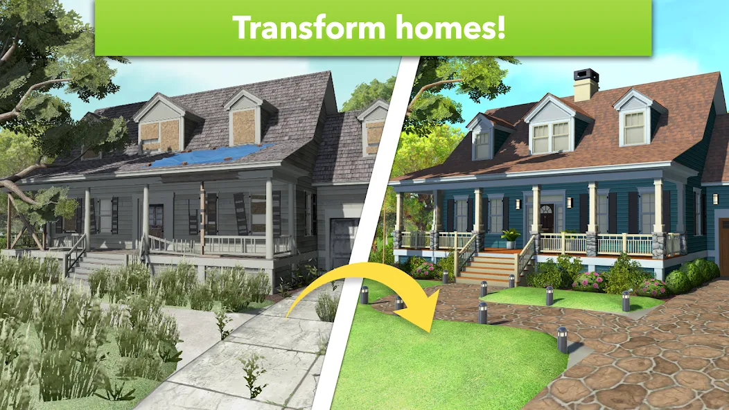 Home Design Makeover — Безлимитные деньги и подсказки, скачать мод APK — скриншот 2