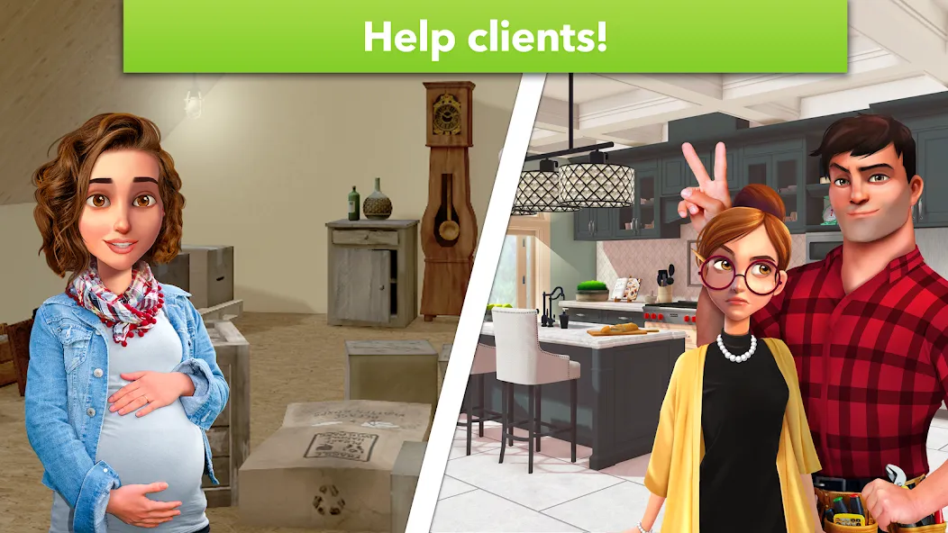 Home Design Makeover — Безлимитные деньги и подсказки, скачать мод APK — скриншот 4