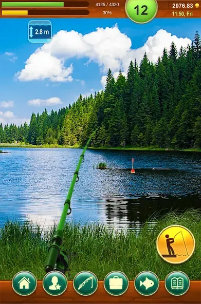 Fishing Baron - fishing game (Мод: Безлимитные деньги и редкие снасти) — скачать на Андроид — скриншот 2 Fishing Baron - fishing game (Мод: Безлимитные деньги и редкие снасти) — скачать на Андроид — скриншот 2