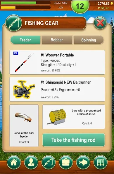Fishing Baron - fishing game (Мод: Безлимитные деньги и редкие снасти) — скачать на Андроид — скриншот 4 Fishing Baron - fishing game (Мод: Безлимитные деньги и редкие снасти) — скачать на Андроид — скриншот 4