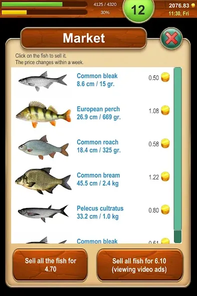 Fishing Baron - fishing game (Мод: Безлимитные деньги и редкие снасти) — скачать на Андроид — скриншот 5 Fishing Baron - fishing game (Мод: Безлимитные деньги и редкие снасти) — скачать на Андроид — скриншот 5