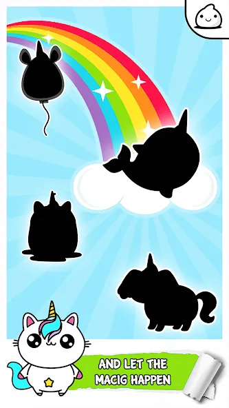 Unicorn Evolution Merge Kawaii бесплатно на Андроид — мод: Безлимитные монеты и кристаллы — скриншот 2 Unicorn Evolution Merge Kawaii бесплатно на Андроид — мод: Безлимитные монеты и кристаллы — скриншот 2