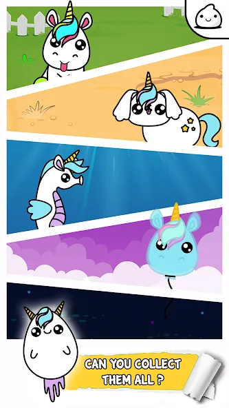 Unicorn Evolution Merge Kawaii бесплатно на Андроид — мод: Безлимитные монеты и кристаллы — скриншот 3 Unicorn Evolution Merge Kawaii бесплатно на Андроид — мод: Безлимитные монеты и кристаллы — скриншот 3