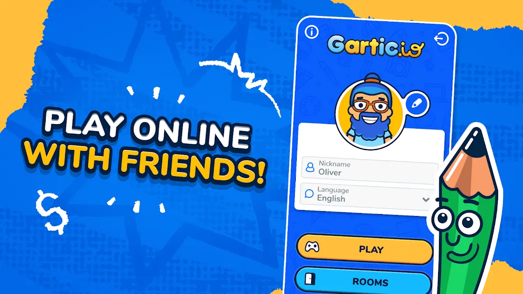 Скачать Gartic.io - Draw, Guess, WIN мод — Больше времени на рисование — скриншот 2