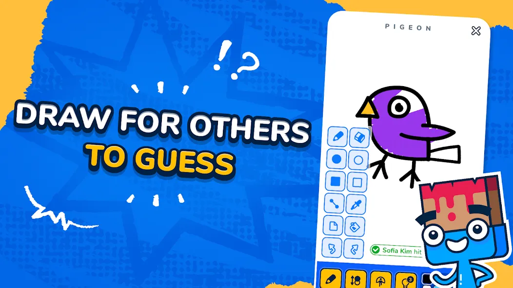 Скачать Gartic.io - Draw, Guess, WIN мод — Больше времени на рисование — скриншот 4