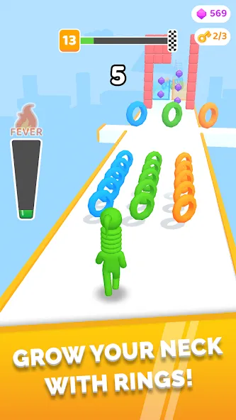 Long Neck Run взлом APK — Безлимитные деньги и открыты все уровни — скриншот 1