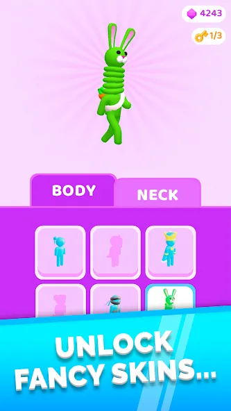 Long Neck Run взлом APK — Безлимитные деньги и открыты все уровни — скриншот 4