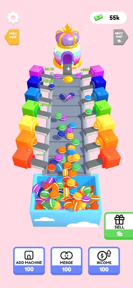 Скачать мод Dessert Factory Idle — Безлимитные деньги и ресурсы — скриншот 2 Скачать мод Dessert Factory Idle — Безлимитные деньги и ресурсы — скриншот 2