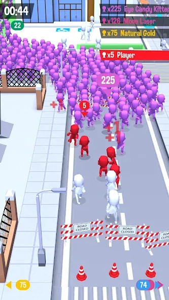 Скачать взлом Crowd City — Безлимитные монеты и быстрый рост толпы — скриншот 2 Скачать взлом Crowd City — Безлимитные монеты и быстрый рост толпы — скриншот 2