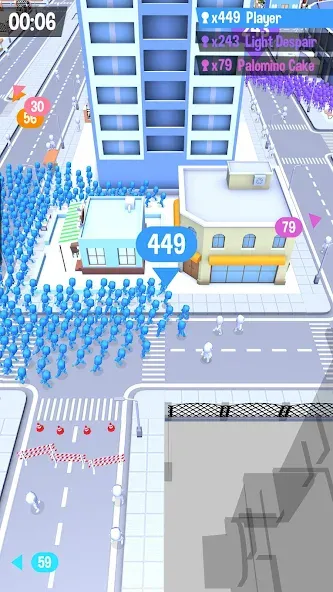 Скачать взлом Crowd City — Безлимитные монеты и быстрый рост толпы — скриншот 4 Скачать взлом Crowd City — Безлимитные монеты и быстрый рост толпы — скриншот 4