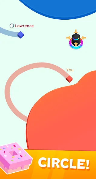 Мод Paper.io 2 — Без рекламы и бесконечная энергия, скачать APK — скриншот 1