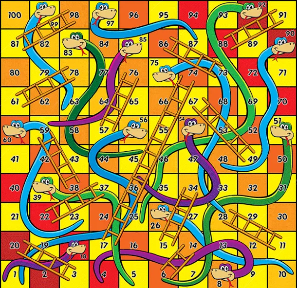 Snake and ladder на телефон — скачать мод: Без рекламы и бесконечные ходы — скриншот 3 Snake and ladder на телефон — скачать мод: Без рекламы и бесконечные ходы — скриншот 3