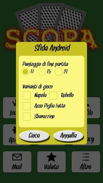 Scopa взломанный APK — Безлимитные монеты и подсказки — скриншот 3
