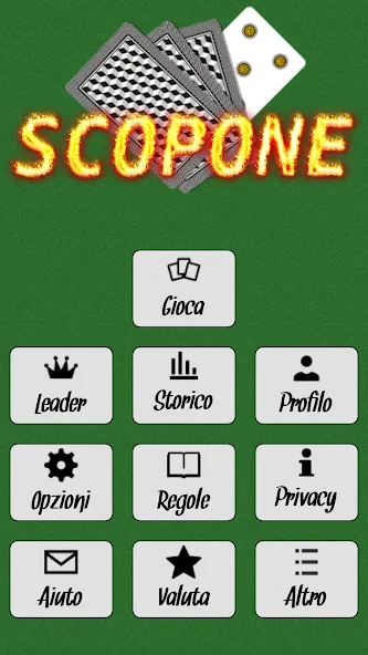 Scopone бесплатно на Андроид — мод: Безлимитные монеты и подсказки — скриншот 1