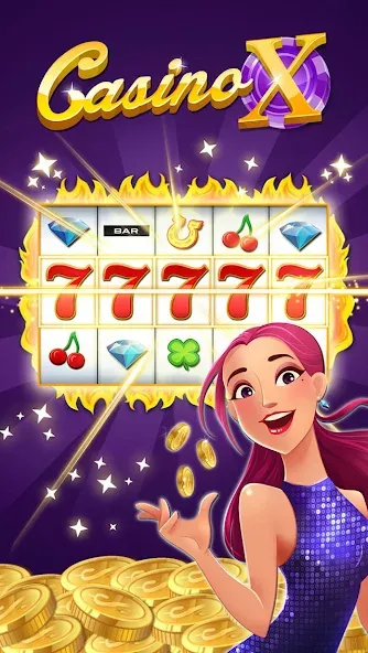 Скачать Casino X бесплатно — Безлимитные монеты и бонусы — скриншот 1 Скачать Casino X бесплатно — Безлимитные монеты и бонусы — скриншот 1
