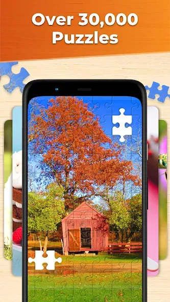 Jigsaw Puzzles HD Puzzle Games — Без рекламы и все пазлы открыты, скачать мод APK — скриншот 2 Jigsaw Puzzles HD Puzzle Games — Без рекламы и все пазлы открыты, скачать мод APK — скриншот 2