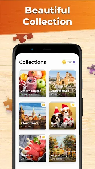 Jigsaw Puzzles HD Puzzle Games — Без рекламы и все пазлы открыты, скачать мод APK — скриншот 4 Jigsaw Puzzles HD Puzzle Games — Без рекламы и все пазлы открыты, скачать мод APK — скриншот 4