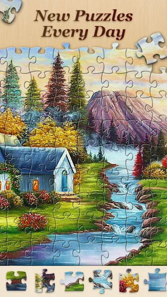 Jigsawscapes® - Jigsaw Puzzles на телефон — скачать мод: Без рекламы и все пазлы открыты — скриншот 3 Jigsawscapes® - Jigsaw Puzzles на телефон — скачать мод: Без рекламы и все пазлы открыты — скриншот 3