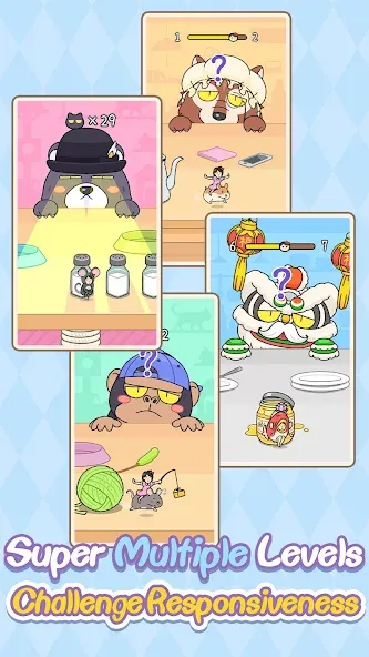 Cat Escape! Infinity! взломанный APK — Безлимитные жизни и монеты — скриншот 2 Cat Escape! Infinity! взломанный APK — Безлимитные жизни и монеты — скриншот 2