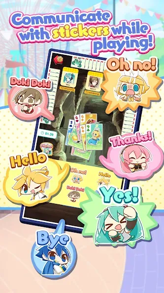 Скачать взлом Hatsune Miku Tycoon — Безлимитные деньги и все улучшения — скриншот 3 Скачать взлом Hatsune Miku Tycoon — Безлимитные деньги и все улучшения — скриншот 3