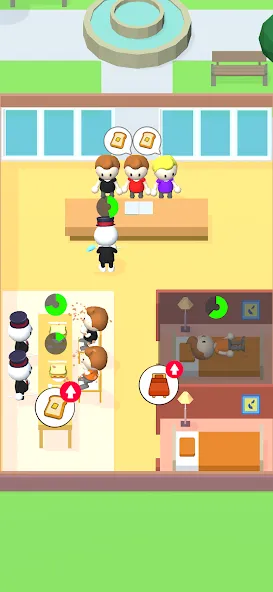 Мод My Hotel Life — Безлимитные деньги и всё открыто, скачать APK — скриншот 2