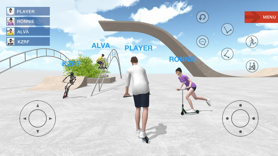 Скачать Scooter Space Mod APK — Безлимитные деньги и все скутеры — скриншот 2