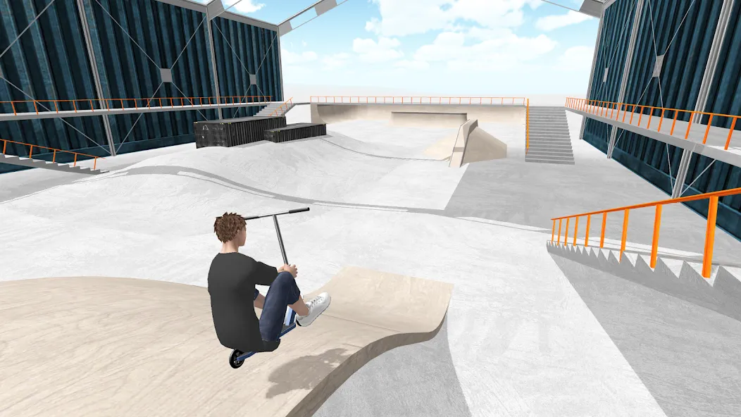 Скачать Scooter Space Mod APK — Безлимитные деньги и все скутеры — скриншот 3