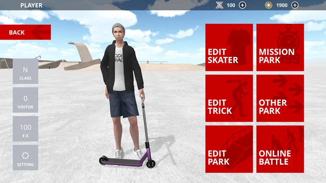 Скачать Scooter Space Mod APK — Безлимитные деньги и все скутеры — скриншот 5