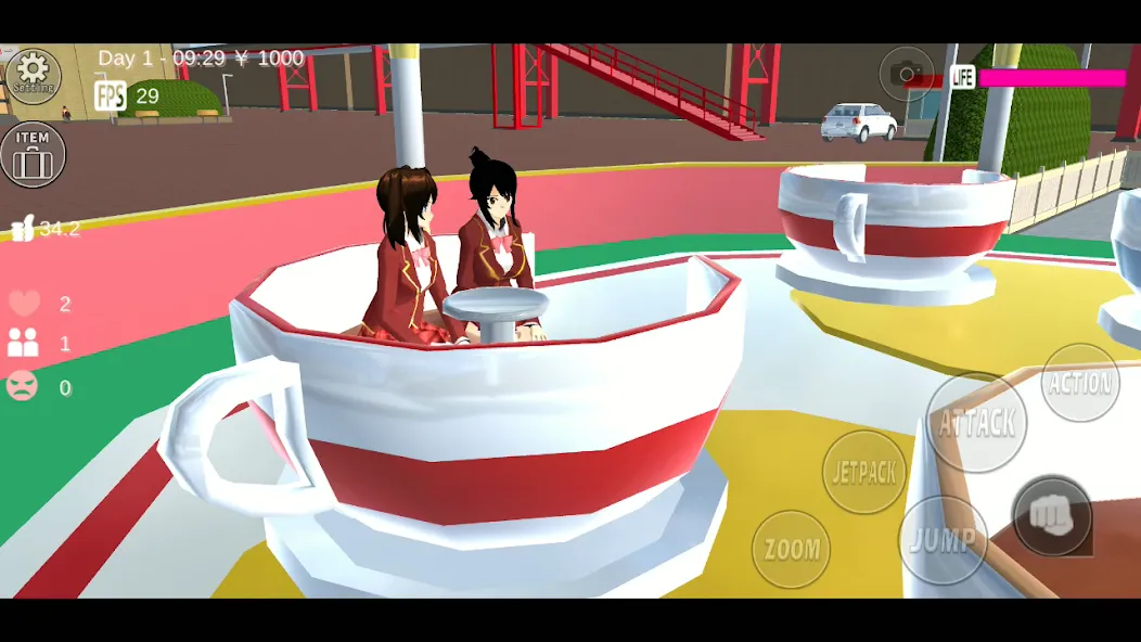 SAKURA School Simulator бесплатно на Андроид — мод: Безлимитные деньги и все предметы — скриншот 4 SAKURA School Simulator бесплатно на Андроид — мод: Безлимитные деньги и все предметы — скриншот 4