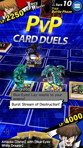 Yu-Gi-Oh! Duel Links бесплатно на Андроид — мод: Безлимитные ресурсы и открытые карты — скриншот 3