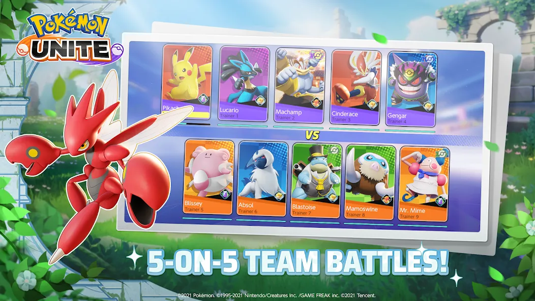 Скачать Pokémon UNITE бесплатно — Безлимитные ресурсы и открытые персонажи — скриншот 3 Скачать Pokémon UNITE бесплатно — Безлимитные ресурсы и открытые персонажи — скриншот 3