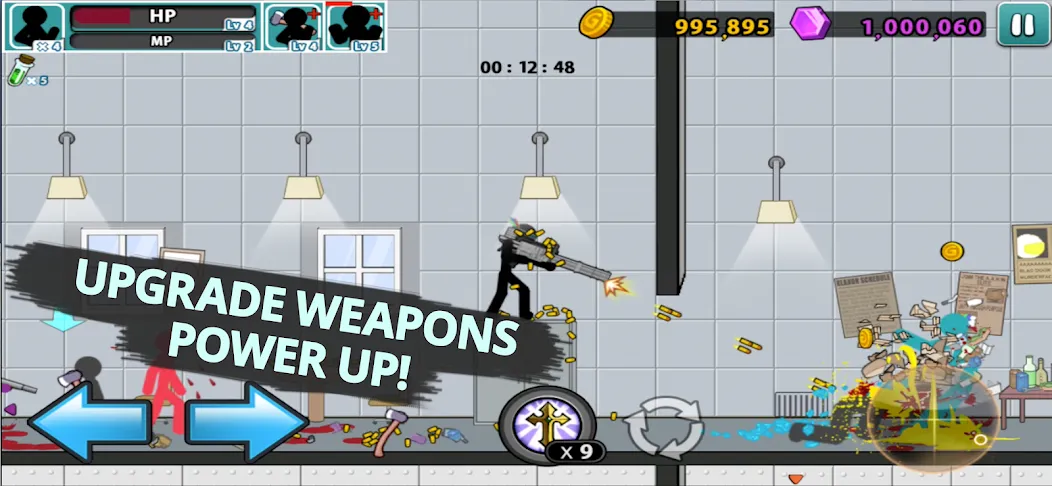 Anger of stick 5 : zombie MOD APK: Безлимитные деньги и оружие — скриншот 5 Anger of stick 5 : zombie MOD APK: Безлимитные деньги и оружие — скриншот 5
