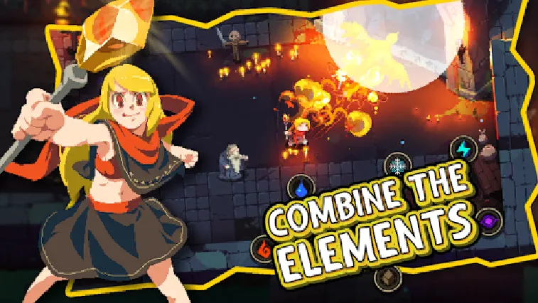 Elemental World - Adventure — взломанная версия, Много ресурсов и усиленная команда — скриншот 1