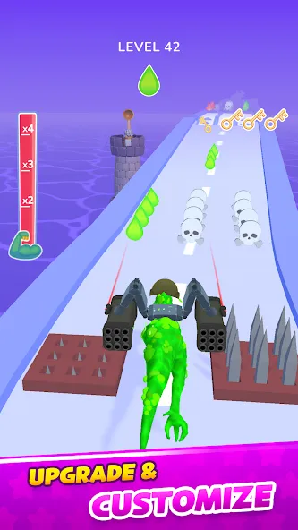 Скачать Dino Evolution Run 3D мод — Безлимитные деньги и усиленные динозавры — скриншот 2