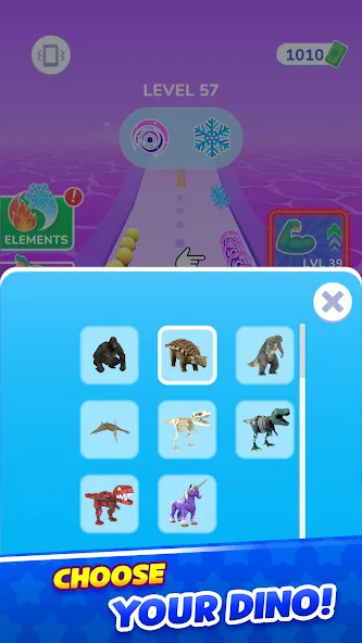 Скачать Dino Evolution Run 3D мод — Безлимитные деньги и усиленные динозавры — скриншот 4