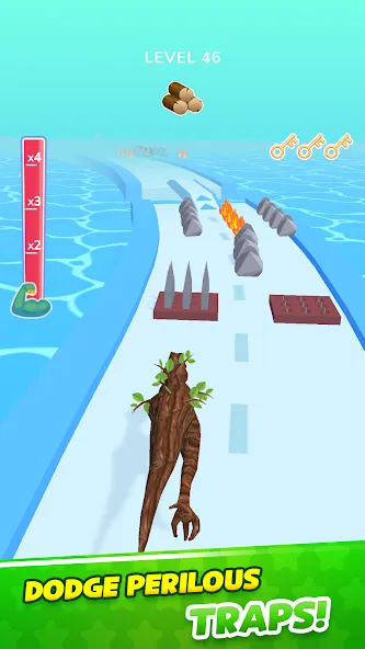 Скачать Dino Evolution Run 3D мод — Безлимитные деньги и усиленные динозавры — скриншот 5