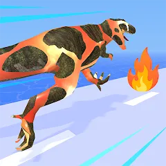 Скачать Dino Evolution Run 3D мод — Безлимитные деньги и усиленные динозавры