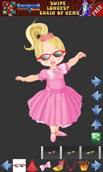 Dress up Princess for kids MOD APK скачать на Андроид — Все наряды разблокированы — скриншот 4