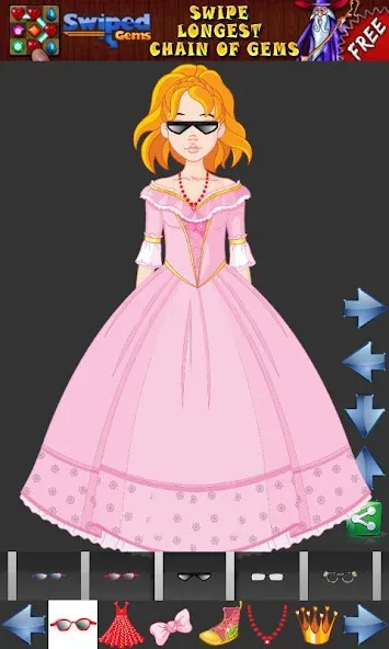 Dress up Princess for kids MOD APK скачать на Андроид — Все наряды разблокированы — скриншот 5