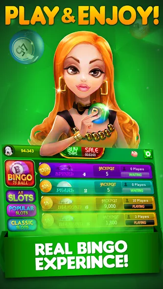 Bingo City 75 : Bingo & Slots — взломанная версия, Безлимитные монеты и бонусы — скриншот 1 Bingo City 75 : Bingo & Slots — взломанная версия, Безлимитные монеты и бонусы — скриншот 1