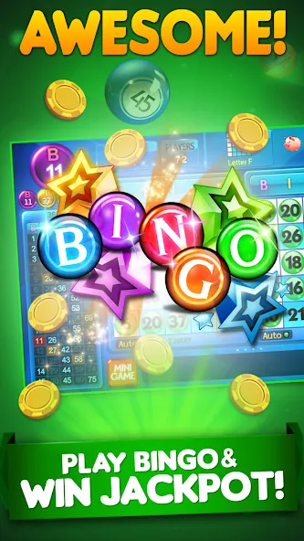 Bingo City 75 : Bingo & Slots — взломанная версия, Безлимитные монеты и бонусы — скриншот 3 Bingo City 75 : Bingo & Slots — взломанная версия, Безлимитные монеты и бонусы — скриншот 3