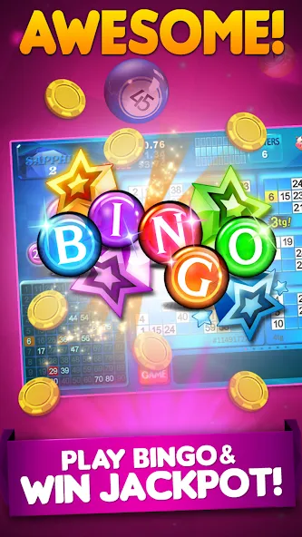 Скачать Bingo 90 Live : Vegas Slots — Безлимитные монеты и бонусы — скриншот 3