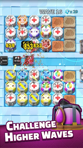 Tower Defense PvP:Tower Royale мод на Андроид: Безлимитные монеты и усиленные башни — скриншот 2 Tower Defense PvP:Tower Royale мод на Андроид: Безлимитные монеты и усиленные башни — скриншот 2