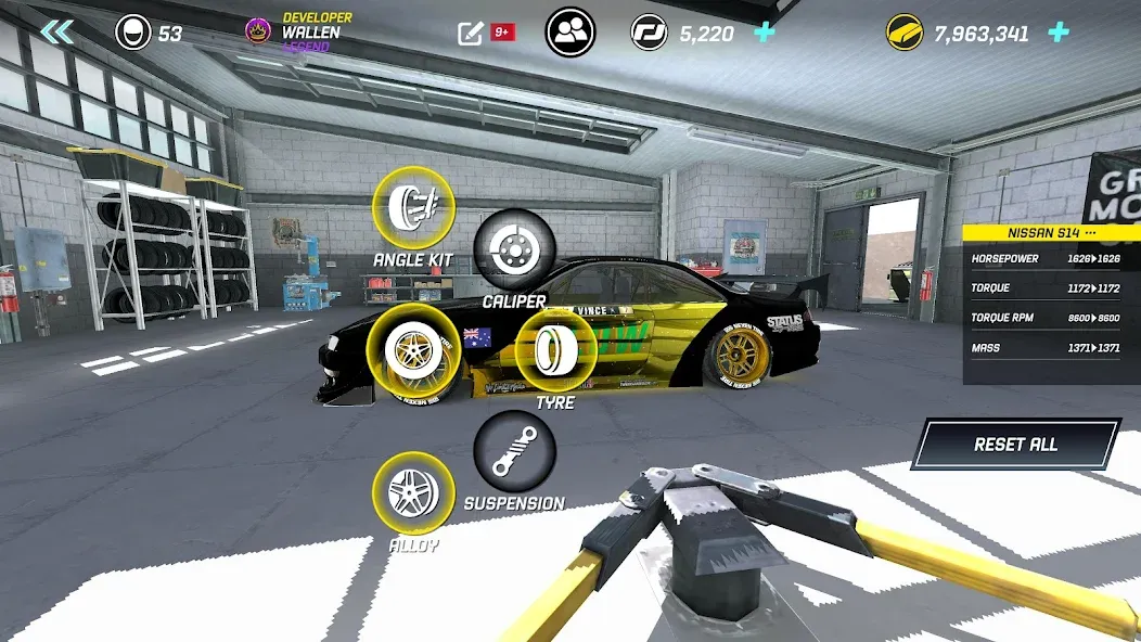 Torque Drift взлом APK — Безлимитные деньги и топливо — скриншот 2 Torque Drift взлом APK — Безлимитные деньги и топливо — скриншот 2