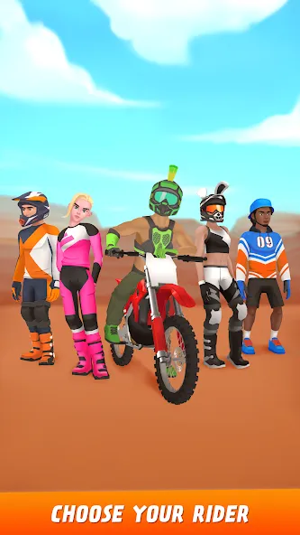 Max Air Motocross MOD APK: Безлимитные деньги и все мотоциклы — скриншот 5 Max Air Motocross MOD APK: Безлимитные деньги и все мотоциклы — скриншот 5