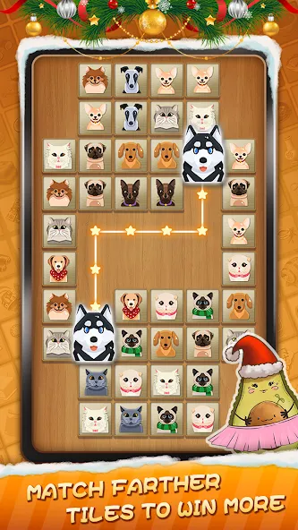 Tile Connect - Matching Games — взломанная версия, Без рекламы и все уровни открыты — скриншот 3 Tile Connect - Matching Games — взломанная версия, Без рекламы и все уровни открыты — скриншот 3