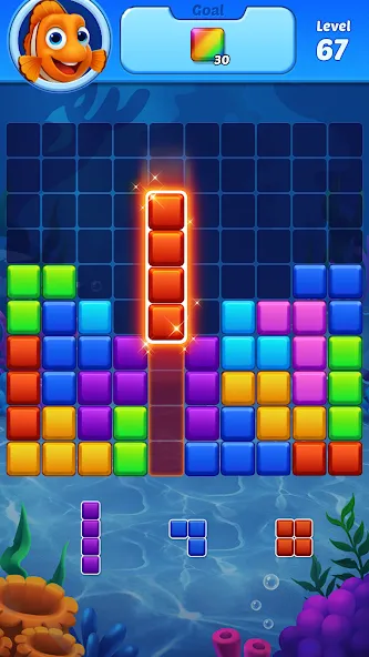 Скачать Block Puzzle Ocean — Безлимитные подсказки и монеты — скриншот 4 Скачать Block Puzzle Ocean — Безлимитные подсказки и монеты — скриншот 4