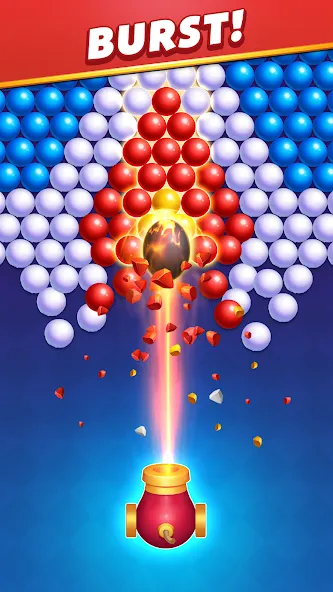 Bubble Shooter Royal Pop — последняя версия с модом (Безлимитные монеты и жизни) — скриншот 3