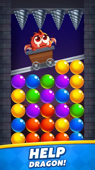 Bubble Shooter — скачать мод: Безлимитные жизни и бонусы — скриншот 3