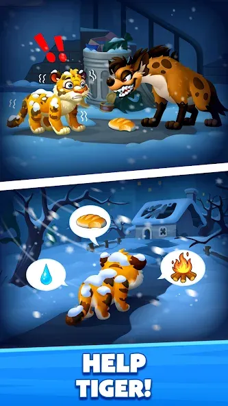 Solitaire Zoo взломанный APK — Безлимитные монеты и все животные открыты — скриншот 3 Solitaire Zoo взломанный APK — Безлимитные монеты и все животные открыты — скриншот 3